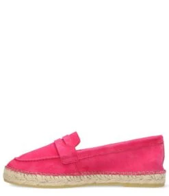 Fred De La Bretonière FRS1045 Espadrille Loafer Luxury Suede Fuchsia -Chaussures Promotion Boutique 152010233 5008 3
