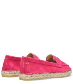 Fred De La Bretonière FRS1045 Espadrille Loafer Luxury Suede Fuchsia -Chaussures Promotion Boutique 152010233 5008 4