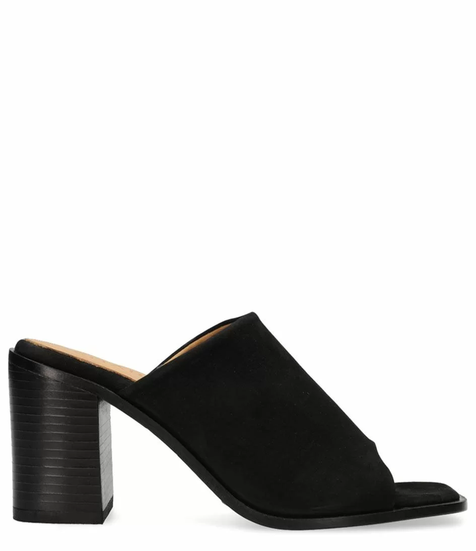 SHS1385 Slipper Nubuck Leather Black 1 SHS1385 Slipper Nubuck Leather Black