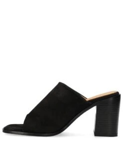 SHS1385 Slipper Nubuck Leather Black 8 SHS1385 Slipper Nubuck Leather Black -Chaussures Promotion Boutique 163020129 1000 3