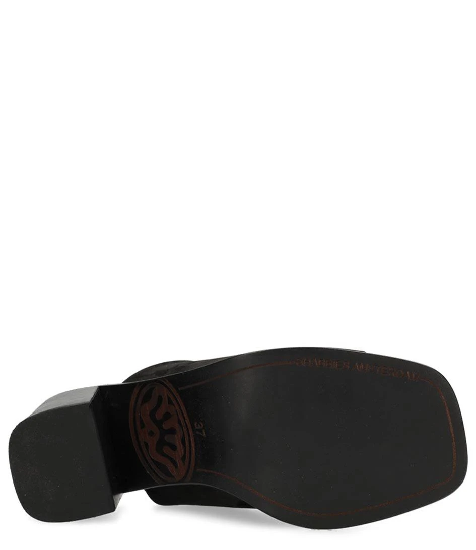 SHS1385 Slipper Nubuck Leather Black 5 SHS1385 Slipper Nubuck Leather Black – Image 5