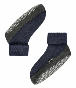 Falke Cosyshoe Sok Pantoffel Dark Blue -Chaussures Promotion Boutique 16560 6680 4 jpg