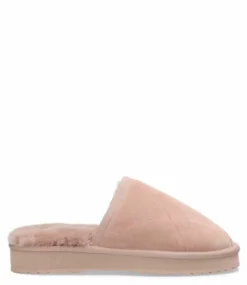 House Slipper Suede With Double Face Dark Pink