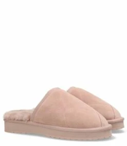 House Slipper Suede With Double Face Dark Pink -Chaussures Promotion Boutique 170020200 5002 2