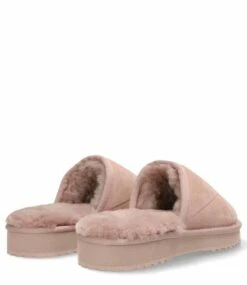 House Slipper Suede With Double Face Dark Pink -Chaussures Promotion Boutique 170020200 5002 4