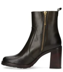 Fred De La Bretonière Ankle Boot Shiny Nappa Leather Dark Green -Chaussures Promotion Boutique 183010259 7003 6