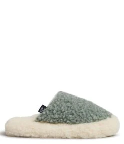 The Nordic Mule Sea Green Natural