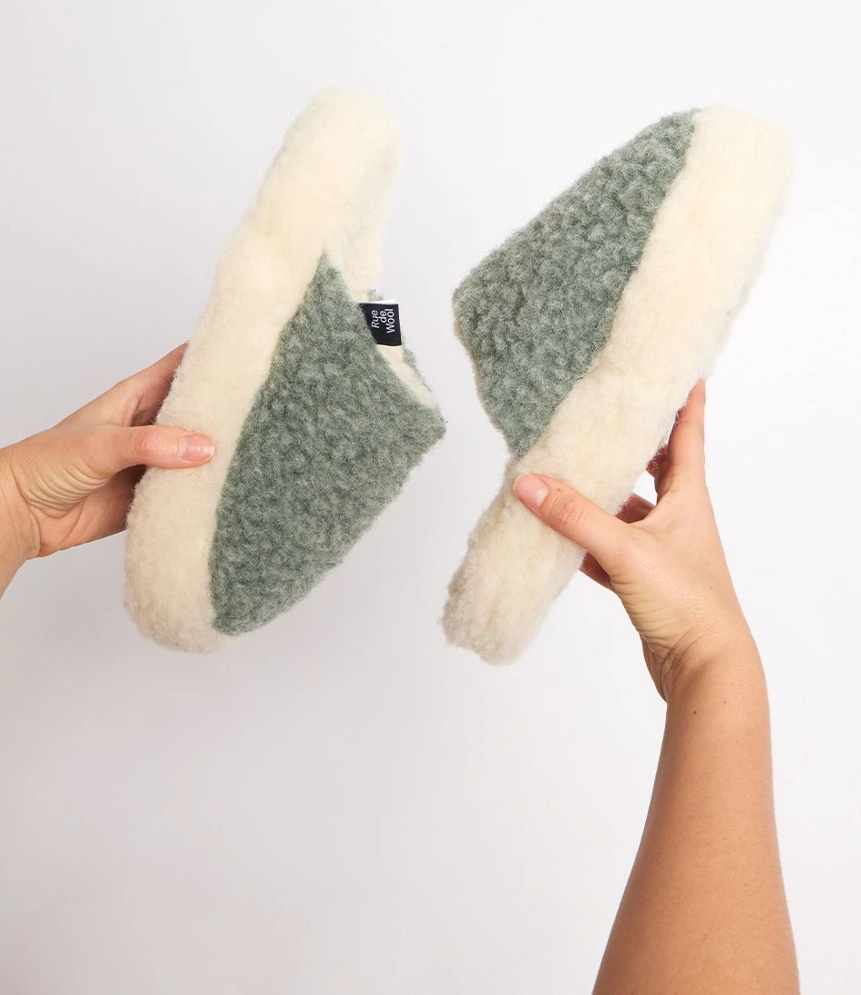 The Nordic Mule Sea Green Natural 2 The Nordic Mule Sea Green Natural – Image 2