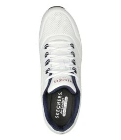 Skechers Uno 2 Air Around You White Navy Red -Chaussures Promotion Boutique 232181 wnvr 4