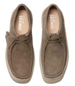 Clarks Originals Wallabee Cup Pale Khaki -Chaussures Promotion Boutique 26176549 6809 4