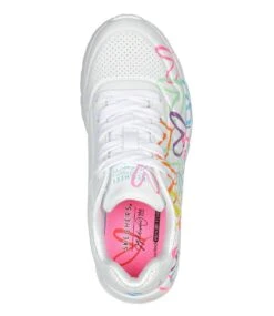 Skechers Uno Lite Spread The Love White Multi -Chaussures Promotion Boutique 314064l wmn 4