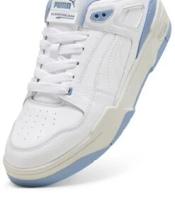 Slipstream Leather Puma White Zen Blue -Chaussures Promotion Boutique 387544 29 5