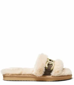 Michael Kors Scarlett Slipper Camel Multi