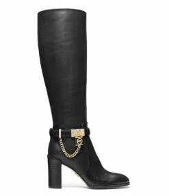 Michael Kors Hamilton Heeled Boot Black
