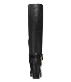 Michael Kors Hamilton Heeled Boot Black -Chaussures Promotion Boutique 40f3hahb5l 001 4