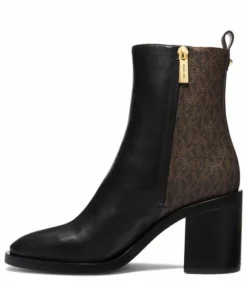 Michael Kors Regan Mid Bootie Black Brown -Chaussures Promotion Boutique 40f3rgme8l 007 3 jpg