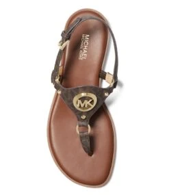 Michael Kors Casey Thong Brown -Chaussures Promotion Boutique 40r4csfa1b 200 3