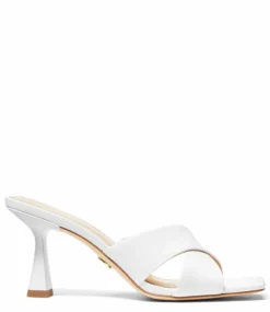 Michael Kors Clara Mule Optic White