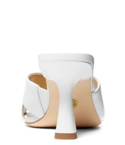 Michael Kors Clara Mule Optic White -Chaussures Promotion Boutique 40s3clms1l 085 3