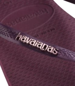 Havaianas Flipflops Slim Logo Metallic Purple Soil -Chaussures Promotion Boutique 4119875 5143 3