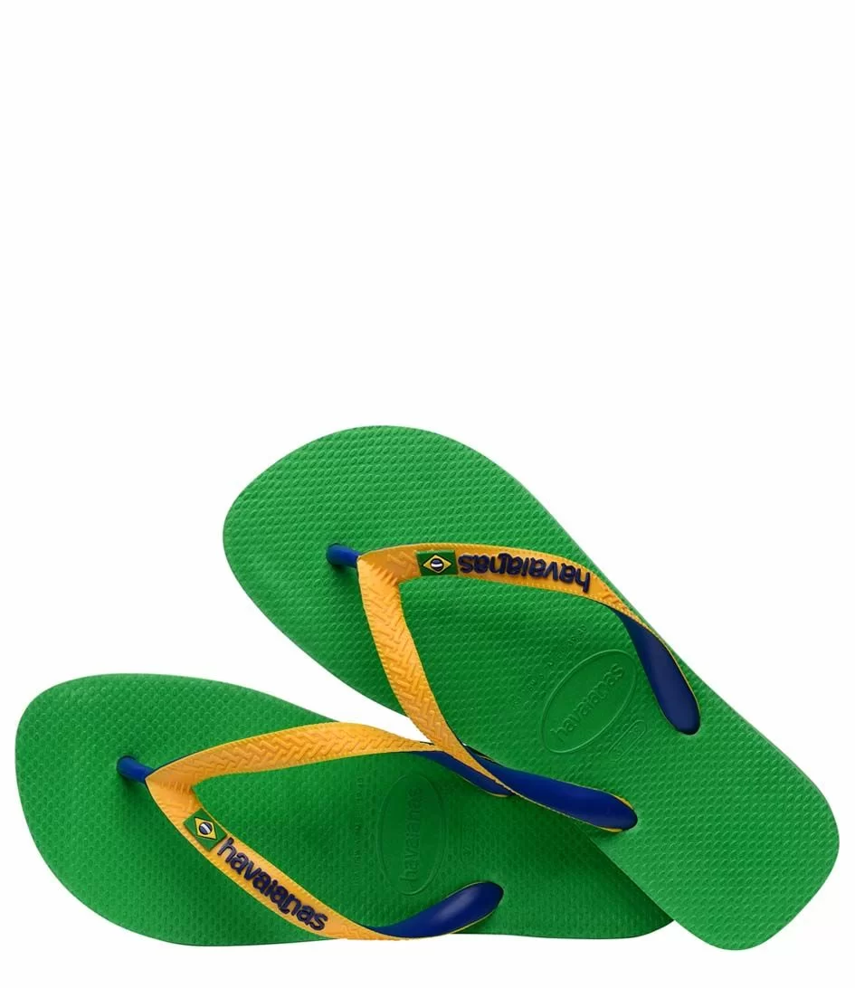 Havaianas Flipflops Brasil Mix Leaf Green/Marine Blue 3 Havaianas Flipflops Brasil Mix Leaf Green/Marine Blue – Image 3