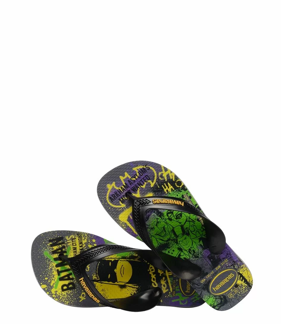 Havaianas Flipflops Kids Max Herois Steel Grey/Black 2 Havaianas Flipflops Kids Max Herois Steel Grey/Black – Image 2