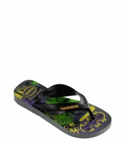 Havaianas Flipflops Kids Max Herois Steel Grey/Black 7 Havaianas Flipflops Kids Max Herois Steel Grey/Black -Chaussures Promotion Boutique 4130302 6808 3 jpg