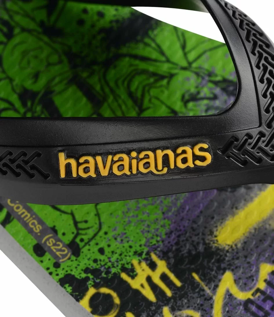 Havaianas Flipflops Kids Max Herois Steel Grey/Black 5 Havaianas Flipflops Kids Max Herois Steel Grey/Black – Image 5