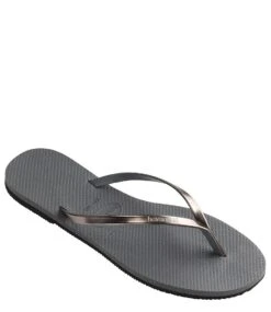 Havaianas You Metallic Grey Steel Metallic Graphite -Chaussures Promotion Boutique 4135102 5037 4