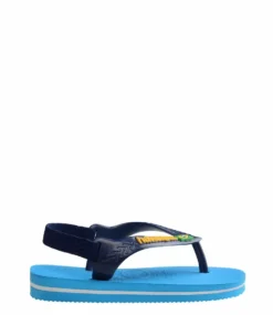 Havaianas Flipflops Baby Brasil Logo Ii Turquoise/Navy Blue -Chaussures Promotion Boutique 4140577 1372 4 jpg