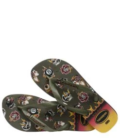 Havaianas Flipflops Top Tribo Black/Moss -Chaussures Promotion Boutique 4144505 1293 2