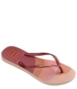 Havaianas Flipflops Slim Palette Glow Ballet Rose -Chaussures Promotion Boutique 4145766 0076 5