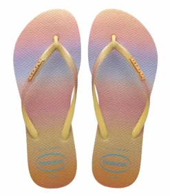 Havaianas Flipflops Slim Gradient Sunset Yellow Pixel