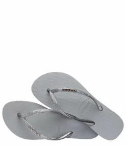 Havaianas Flipflops Slim Sparkle Ii Ice Grey -Chaussures Promotion Boutique 4146937 3498 2 jpg