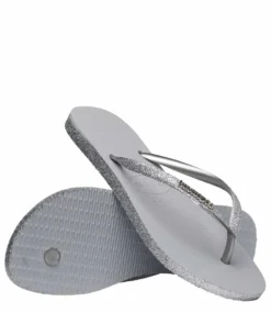 Havaianas Flipflops Slim Sparkle Ii Ice Grey -Chaussures Promotion Boutique 4146937 3498 3 jpg