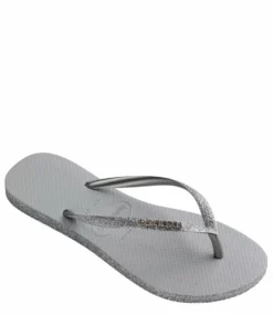 Havaianas Flipflops Slim Sparkle Ii Ice Grey -Chaussures Promotion Boutique 4146937 3498 4 jpg
