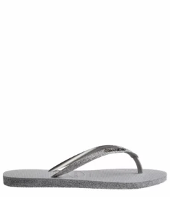 Havaianas Flipflops Slim Sparkle Ii Ice Grey -Chaussures Promotion Boutique 4146937 3498 5 jpg