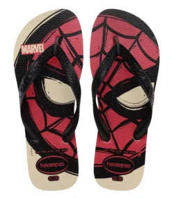 Havaianas Flipflops Top Marvel Logomania Beige