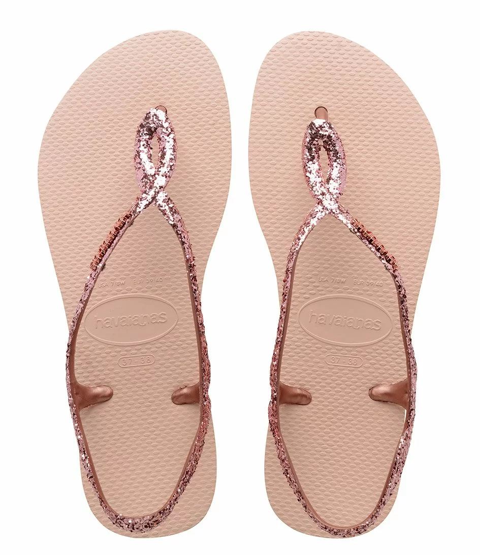 Havaianas Luna Premium Ii Mini Me Ballet Rose Pink Retro Metallic 1 Havaianas Luna Premium Ii Mini Me Ballet Rose Pink Retro Metallic