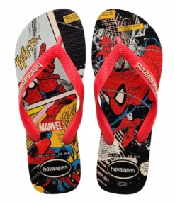 Havaianas Flipflops Top Marvel Classics Beige Straw/Red Ruby