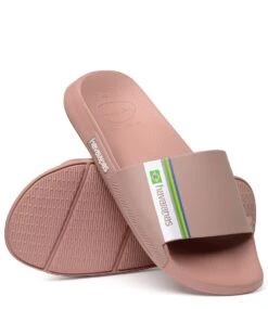 Havaianas Slide Brasil Crocus Rose -Chaussures Promotion Boutique 4147319 3544 3
