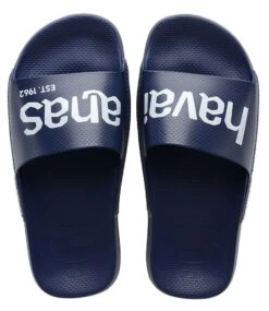 Havaianas Slide Logomania Navy Blue/Navy Blue