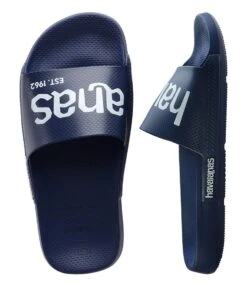 Havaianas Slide Logomania Navy Blue/Navy Blue -Chaussures Promotion Boutique 4148124 4368 6