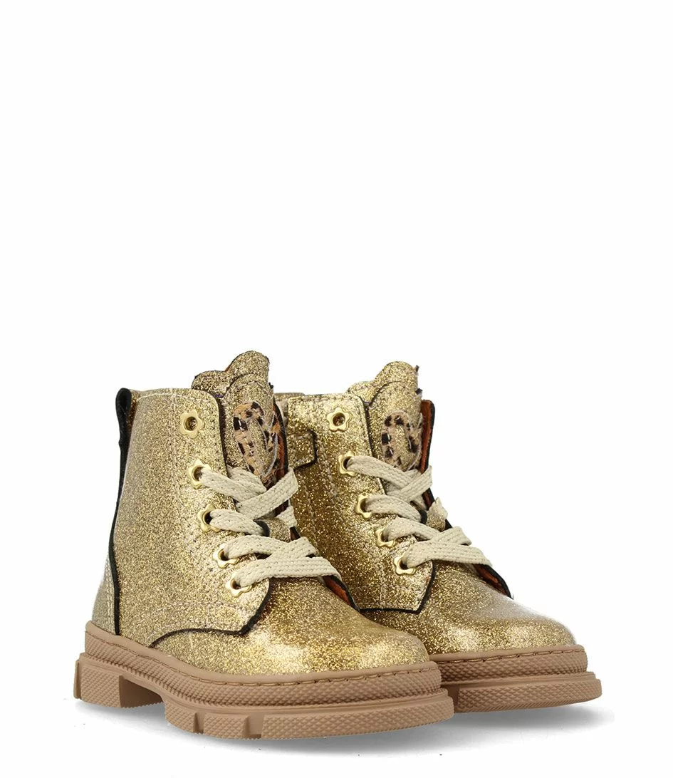 Girls Mid Boot Laces Gold 2 Girls Mid Boot Laces Gold – Image 2