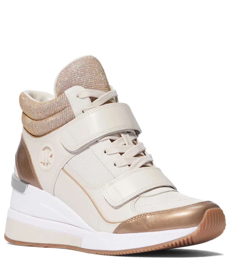 Michael Kors Gentry High Top Camel Multi 2 Michael Kors Gentry High Top Camel Multi – Image 2