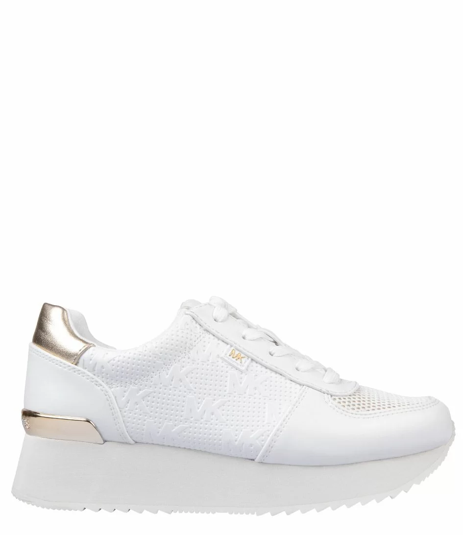 Michael Kors Monique Trainer Pale Gold Multi 1 Michael Kors Monique Trainer Pale Gold Multi