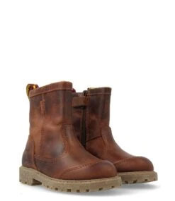 Boys Mid Boot Cognac -Chaussures Promotion Boutique 45877 757 3