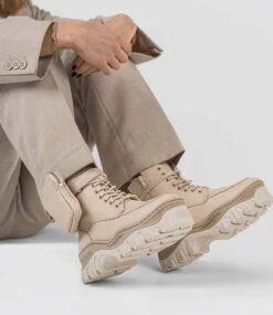 Bronx Jaxstar Ankle Boot Camel -Chaussures Promotion Boutique 47335 beige 4