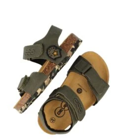 Boys Sandal Patch Kaki Grained 8 Boys Sandal Patch Kaki Grained -Chaussures Promotion Boutique 48319 558 4