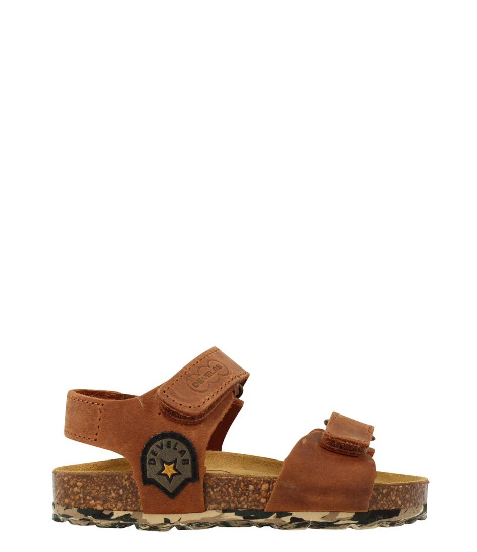 Boys Sandal Patch Cognac 1 Boys Sandal Patch Cognac